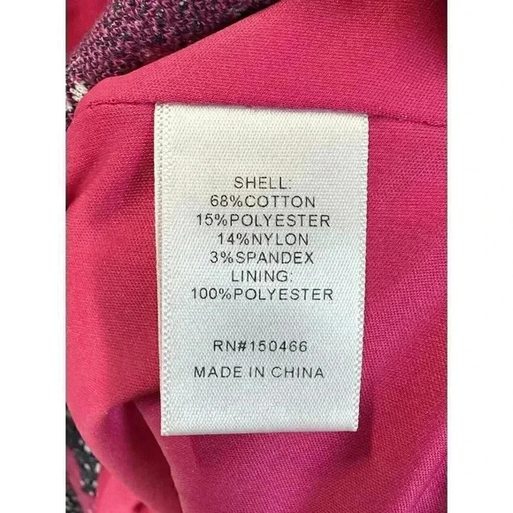 41 Hawthorn Women's Size Large Pink Multicolor Floral Knee Length Skirt - Picture 6 of 7